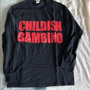 Black Long Sleeve Childish Gambino Shirt